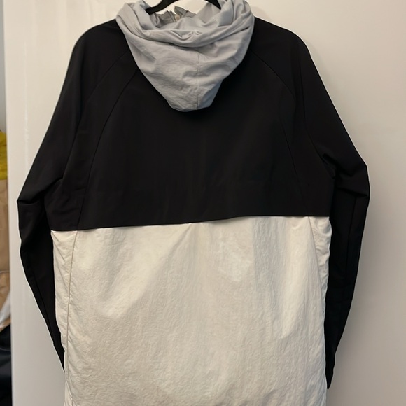 Vintage Jordan windbreaker hoody pullover black white Medium - Picture 7 of 13